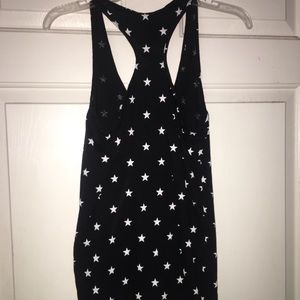 PINK black sleep tank top